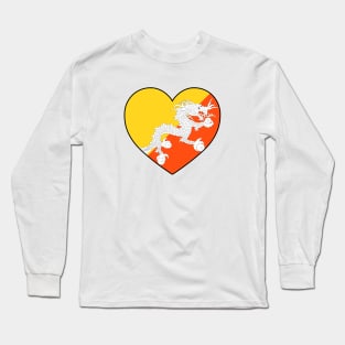 Heart - Bhutan _058 Long Sleeve T-Shirt